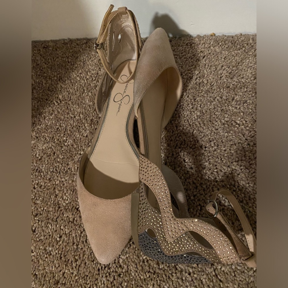 Jessica Simpson Suede/Leather Flats